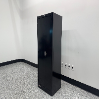 Black Storage Cabinet image 1